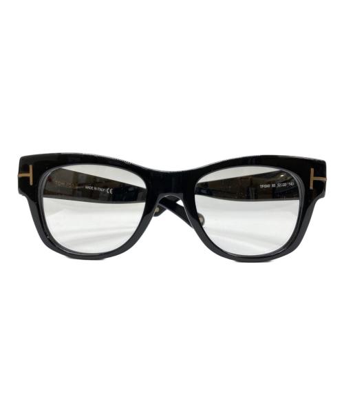 TOM FORD（トムフォード）TOM FORD (トムフォード) 伊達眼鏡 ブラック サイズ:52▢20 140の古着・服飾アイテム