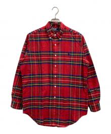 POLO RALPH LAUREN（ポロ・ラルフローレン）の古着「チェックBDシャツ」｜レッド