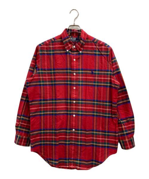 POLO RALPH LAUREN（ポロ・ラルフローレン）POLO RALPH LAUREN (ポロ・ラルフローレン) チェックBDシャツ レッド サイズ:Lの古着・服飾アイテム