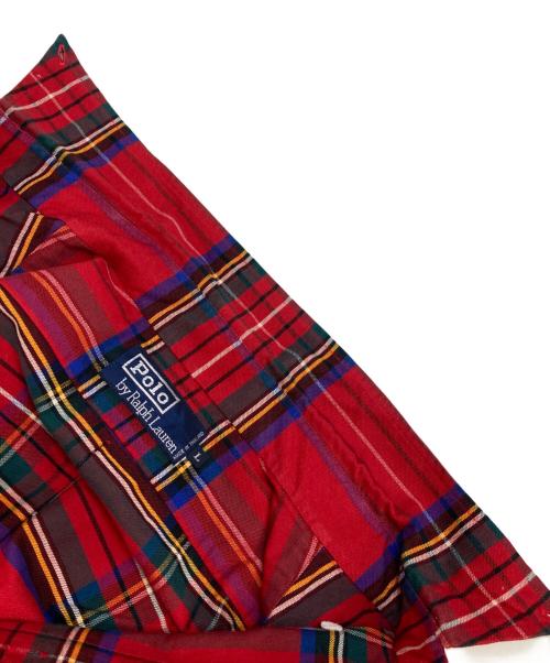 POLO RALPH LAUREN（ポロ・ラルフローレン）POLO RALPH LAUREN (ポロ・ラルフローレン) チェックBDシャツ レッド サイズ:Lの古着・服飾アイテム