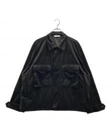 JOURNAL STANDARD（ジャーナルスタンダード）の古着「トリコット ベロア フェード BDU シャツジャケット」｜ブラウン
