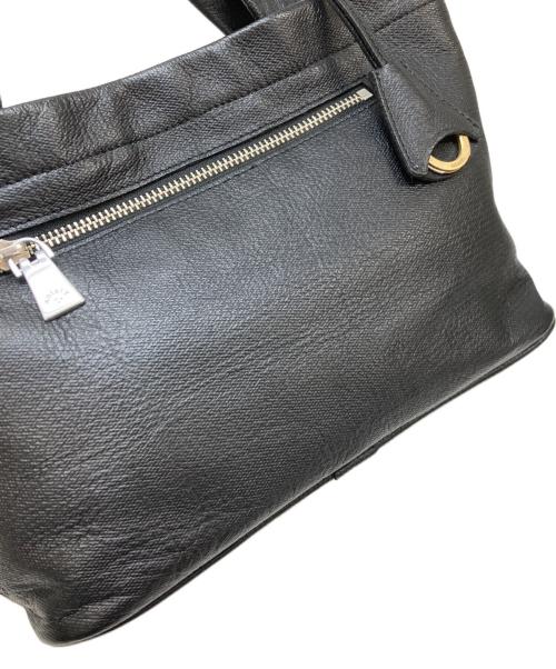aniary（アニアリ）aniary (アニアリ) カウレザーハンドバッグ ブラックの古着・服飾アイテム