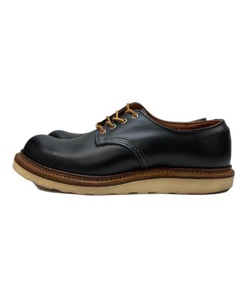 RED WING（レッドウィング）RED WING (レッドウィング) ワークオックスフォード・ラウンドトゥ ブラック サイズ:27.5の古着・服飾アイテム
