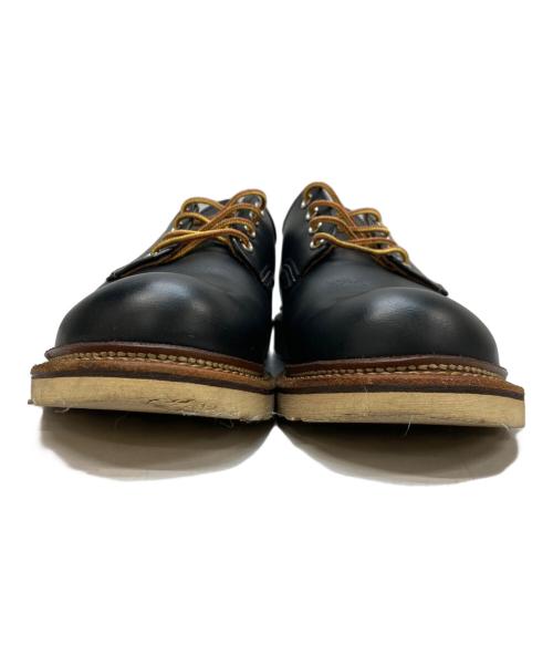 RED WING（レッドウィング）RED WING (レッドウィング) ワークオックスフォード・ラウンドトゥ ブラック サイズ:27.5の古着・服飾アイテム