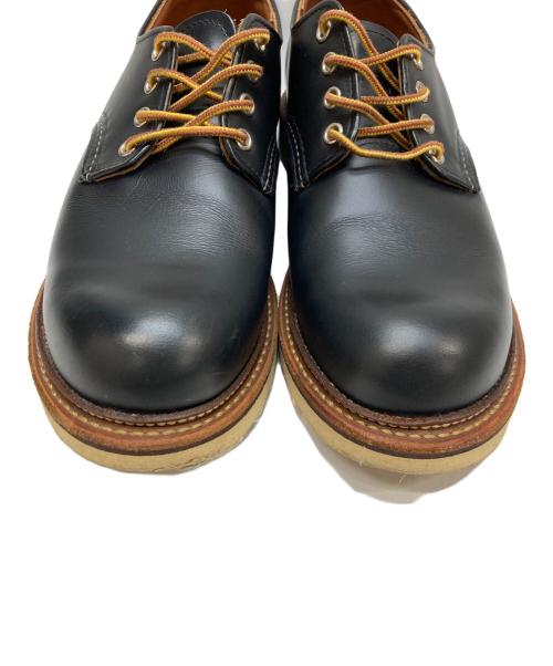 RED WING（レッドウィング）RED WING (レッドウィング) ワークオックスフォード・ラウンドトゥ ブラック サイズ:27.5の古着・服飾アイテム