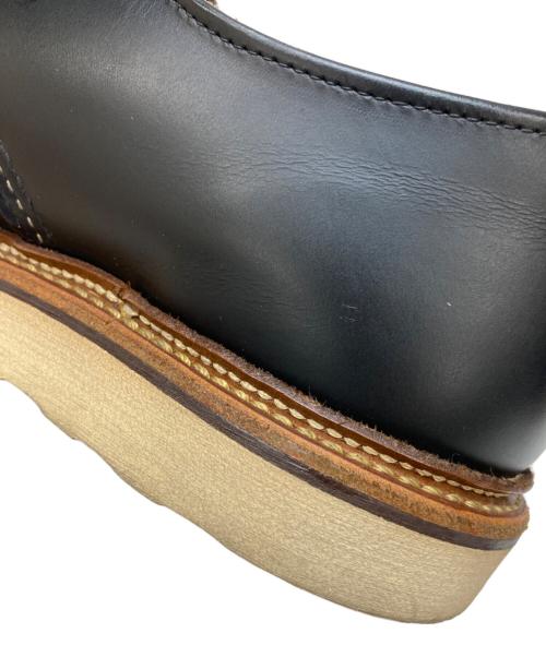 RED WING（レッドウィング）RED WING (レッドウィング) ワークオックスフォード・ラウンドトゥ ブラック サイズ:27.5の古着・服飾アイテム