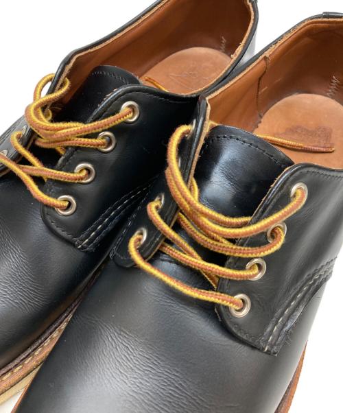 RED WING（レッドウィング）RED WING (レッドウィング) ワークオックスフォード・ラウンドトゥ ブラック サイズ:27.5の古着・服飾アイテム