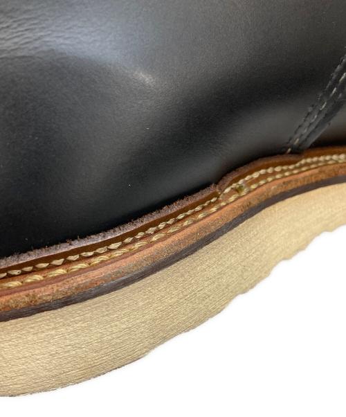 RED WING（レッドウィング）RED WING (レッドウィング) ワークオックスフォード・ラウンドトゥ ブラック サイズ:27.5の古着・服飾アイテム
