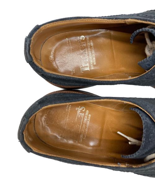 Tricker's（トリッカーズ）Tricker's (トリッカーズ) スエードウィングチップシューズ ネイビー サイズ:8Wの古着・服飾アイテム