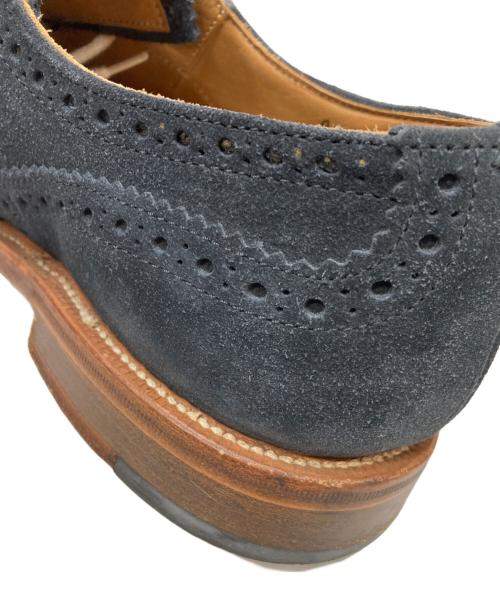 Tricker's（トリッカーズ）Tricker's (トリッカーズ) スエードウィングチップシューズ ネイビー サイズ:8Wの古着・服飾アイテム