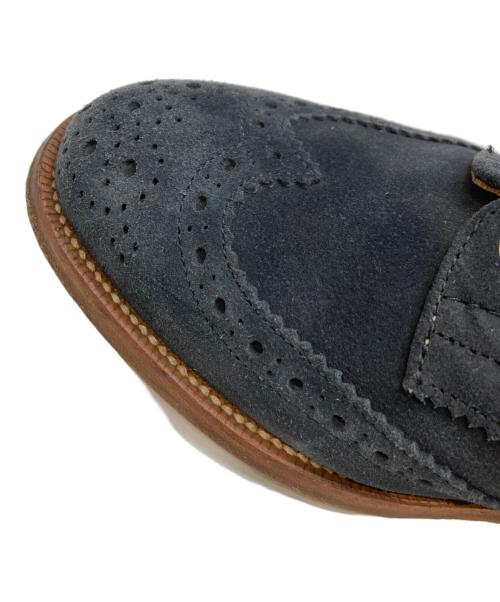 Tricker's（トリッカーズ）Tricker's (トリッカーズ) スエードウィングチップシューズ ネイビー サイズ:8Wの古着・服飾アイテム
