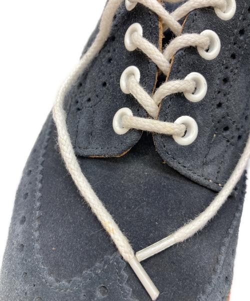 Tricker's（トリッカーズ）Tricker's (トリッカーズ) スエードウィングチップシューズ ネイビー サイズ:8Wの古着・服飾アイテム