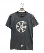 stussyステューシー）の古着「プリントTシャツ」｜グレー