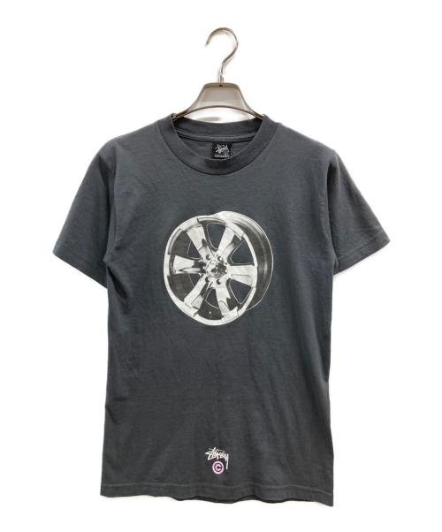 stussy（ステューシー）stussy (ステューシー) プリントTシャツ グレー サイズ:Sの古着・服飾アイテム