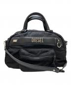DIESELディーゼル）の古着「LOGOS TOP HANDLE/2WAYショルダーバッグ」｜ブラック