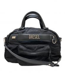 DIESEL（ディーゼル）の古着「LOGOS TOP HANDLE/2WAYショルダーバッグ」｜ブラック
