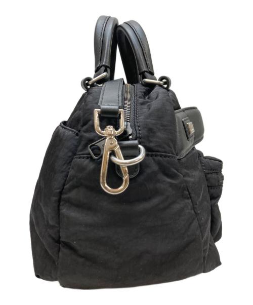 DIESEL（ディーゼル）DIESEL (ディーゼル) LOGOS TOP HANDLE/2WAYショルダーバッグ ブラックの古着・服飾アイテム