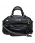 DIESEL（ディーゼル）の古着「LOGOS TOP HANDLE/2WAYショルダーバッグ」｜ブラック
