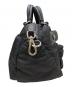 DIESEL (ディーゼル) LOGOS TOP HANDLE/2WAYショルダーバッグ ブラック：14000円