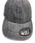 中古・古着 DIESEL (ディーゼル) デニムロゴキャップ グレー サイズ:Ⅱ：6000円
