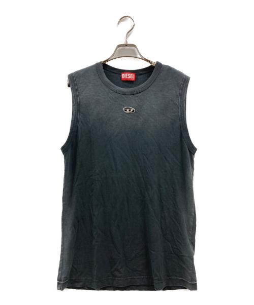 DIESEL（ディーゼル）DIESEL (ディーゼル) T-BRICO-NEW/ノースリーブカットソー グレー サイズ:Mの古着・服飾アイテム