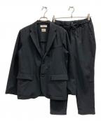 BEAUTY&YOUTHビューティーアンドユース）の古着「”TORAY” DRAPE セットアップ」｜ネイビー