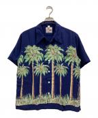Sun Surfサンサーフ）の古着「アロハシャツ」｜グリーン×ネイビー