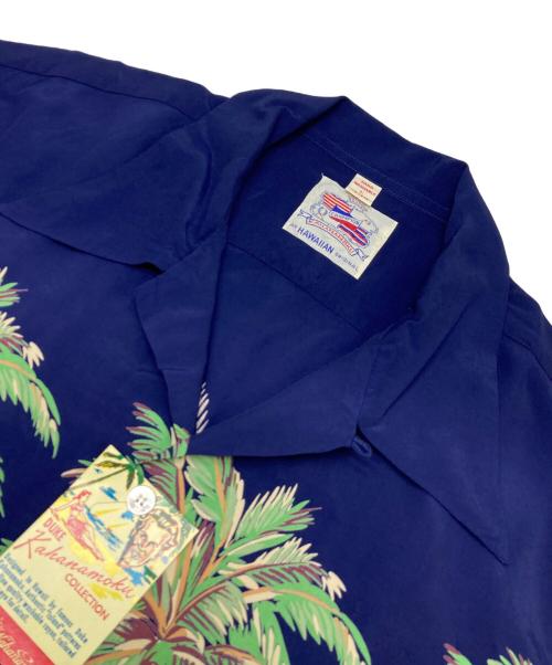 Sun Surf（サンサーフ）Sun Surf (サンサーフ) アロハシャツ グリーン×ネイビー サイズ:Lの古着・服飾アイテム
