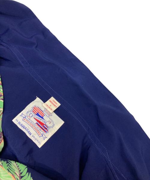 Sun Surf（サンサーフ）Sun Surf (サンサーフ) アロハシャツ グリーン×ネイビー サイズ:Lの古着・服飾アイテム
