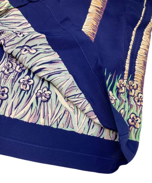 Sun Surf（サンサーフ）Sun Surf (サンサーフ) アロハシャツ グリーン×ネイビー サイズ:Lの古着・服飾アイテム