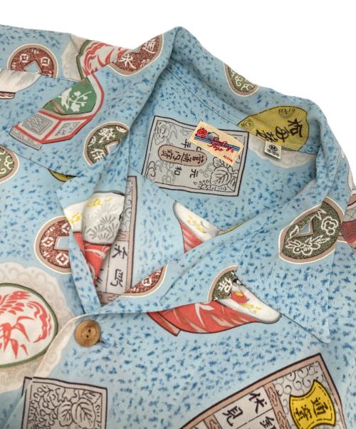 Sun Surf（サンサーフ）Sun Surf (サンサーフ) アロハシャツ ブルー サイズ:Mの古着・服飾アイテム