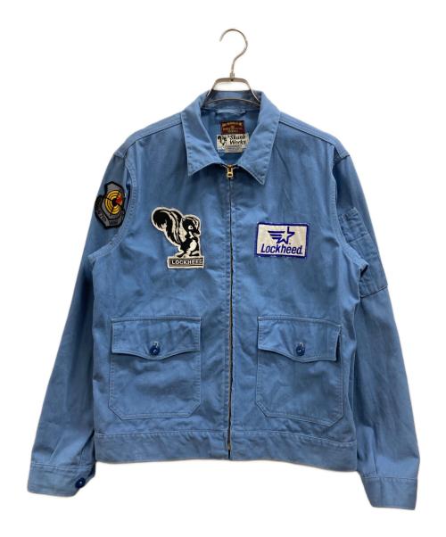 BUZZ RICKSON'S（バズリクソンズ）Buzz Rickson's (バズリクソンズ) LOCKHEED COTTON DRIZZLER JACKET ブルー サイズ:Lの古着・服飾アイテム