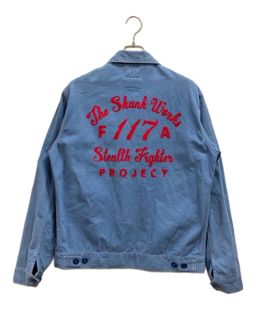 BUZZ RICKSON'S（バズリクソンズ）Buzz Rickson's (バズリクソンズ) LOCKHEED COTTON DRIZZLER JACKET ブルー サイズ:Lの古着・服飾アイテム