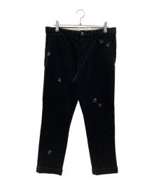 POLO RALPH LAUREN（ポロ・ラルフローレン）の古着「ストレッチ スリム フィット スキーヤー コーデュロイ パンツ」｜ブラック