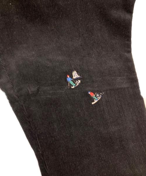 POLO RALPH LAUREN（ポロ・ラルフローレン）POLO RALPH LAUREN (ポロ・ラルフローレン) ストレッチ スリム フィット スキーヤー コーデュロイ パンツ ブラック サイズ:34/32の古着・服飾アイテム