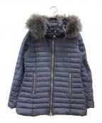 TATRASタトラス）の古着「ファー付ダウンジャケット」｜ネイビー