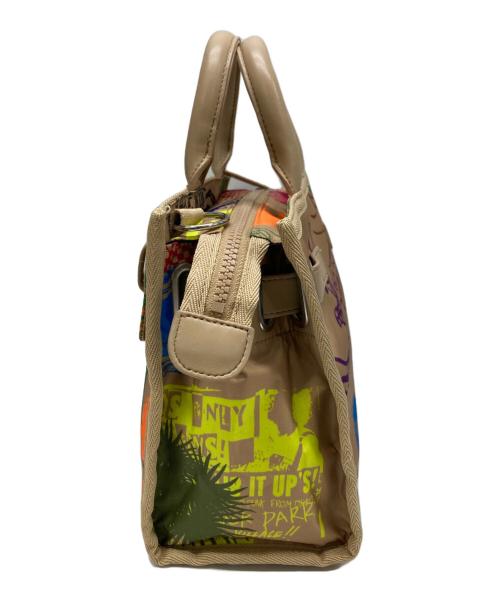 Libertine（リバティーン）Libertine (リバティーン) LeSportsac (レスポートサック) コラボ2WAYハンドバッグ ベージュの古着・服飾アイテム