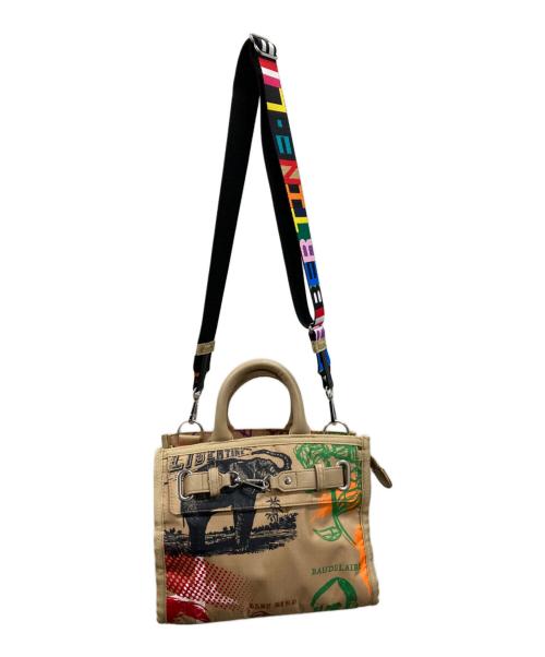 Libertine（リバティーン）Libertine (リバティーン) LeSportsac (レスポートサック) コラボ2WAYハンドバッグ ベージュの古着・服飾アイテム