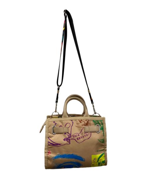 Libertine（リバティーン）Libertine (リバティーン) LeSportsac (レスポートサック) コラボ2WAYハンドバッグ ベージュの古着・服飾アイテム
