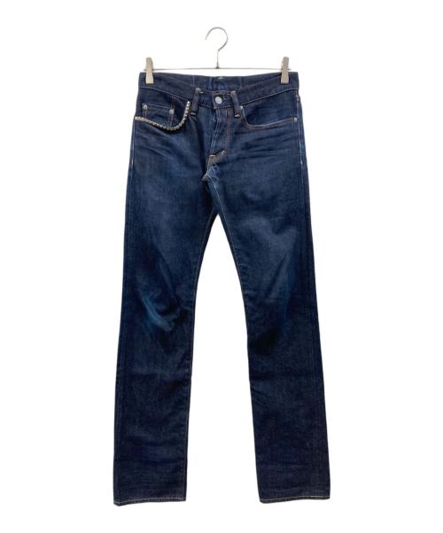 Hysteric Glamour（ヒステリックグラマー）Hysteric Glamour (ヒステリックグラマー) スタッズセルビッチデニムパンツ インディゴ サイズ:28の古着・服飾アイテム