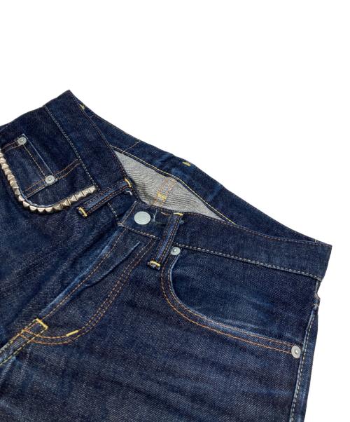 Hysteric Glamour（ヒステリックグラマー）Hysteric Glamour (ヒステリックグラマー) スタッズセルビッチデニムパンツ インディゴ サイズ:28の古着・服飾アイテム