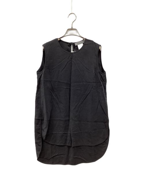 SPORT MAX（スポーツマックス）SPORT MAX (スポーツマックス) シルクノースリーブカットソー チャコールグレー サイズ:40の古着・服飾アイテム
