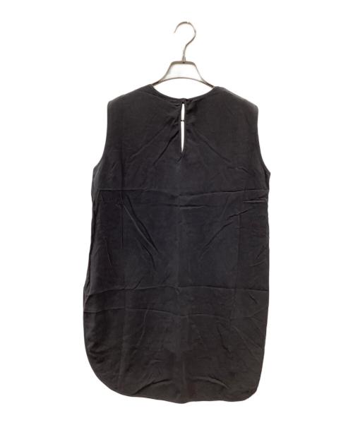SPORT MAX（スポーツマックス）SPORT MAX (スポーツマックス) シルクノースリーブカットソー チャコールグレー サイズ:40の古着・服飾アイテム