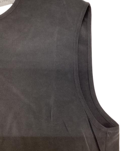 SPORT MAX（スポーツマックス）SPORT MAX (スポーツマックス) シルクノースリーブカットソー チャコールグレー サイズ:40の古着・服飾アイテム