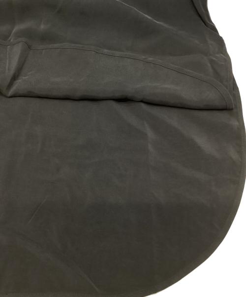 SPORT MAX（スポーツマックス）SPORT MAX (スポーツマックス) シルクノースリーブカットソー チャコールグレー サイズ:40の古着・服飾アイテム