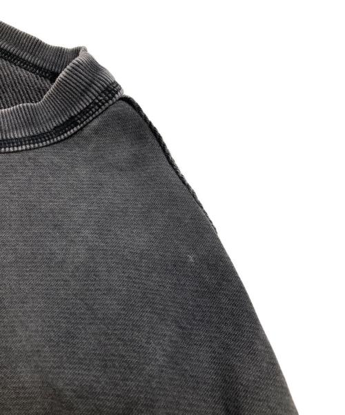 DIESEL（ディーゼル）DIESEL (ディーゼル) S-Boxt-Raw-V1 /ロゴスウェット グレー サイズ:Mの古着・服飾アイテム