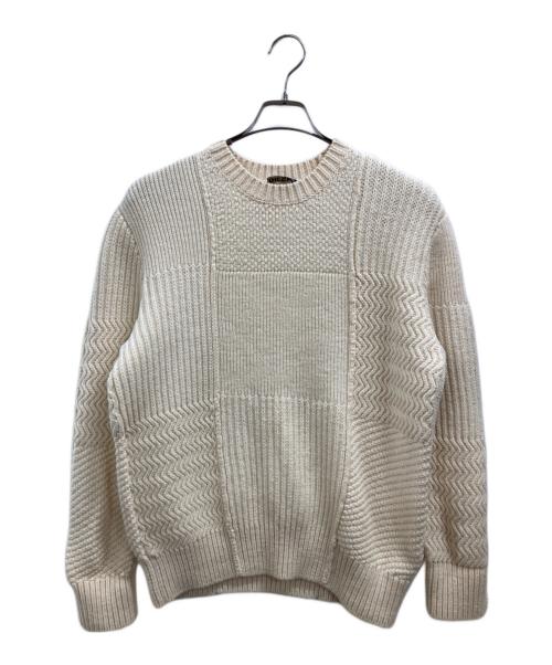DIESEL（ディーゼル）DIESEL (ディーゼル) K-CONCORD/ケーブルニット ベージュ サイズ:Sの古着・服飾アイテム