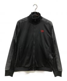 DIESEL（ディーゼル）の古着「S-LOCKER-VET-SWEAT/トラックジャケット」｜ブラック