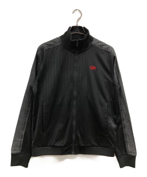 DIESEL（ディーゼル）DIESEL (ディーゼル) S-LOCKER-VET-SWEAT/トラックジャケット ブラック サイズ:Mの古着・服飾アイテム