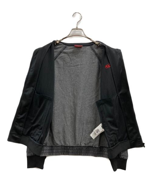 DIESEL（ディーゼル）DIESEL (ディーゼル) S-LOCKER-VET-SWEAT/トラックジャケット ブラック サイズ:Mの古着・服飾アイテム